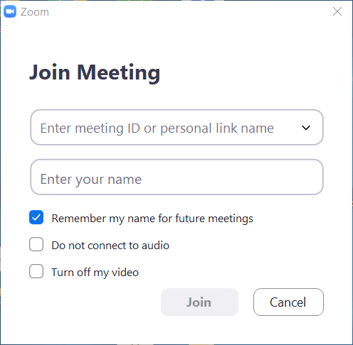 Join a meeting with Zoom
